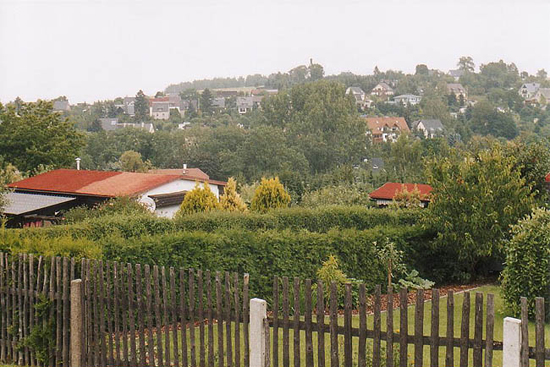 Blick von der Barbussestraße zum Balzacweg heute