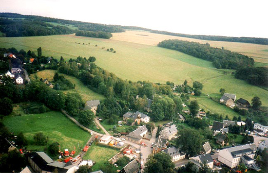 Luftbilder vom Ortskern Adelsberg